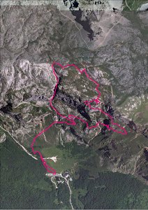 Ortofoto de la ruta